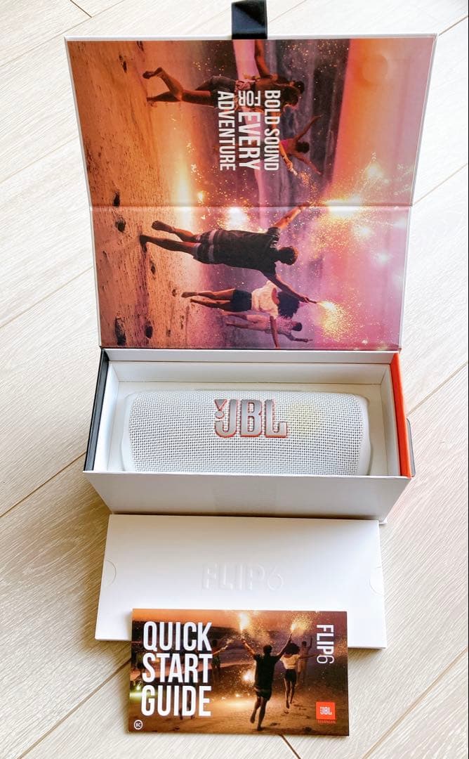 【hiro君さん専用】JBL FLIP6 白 ワイヤレススピーカー