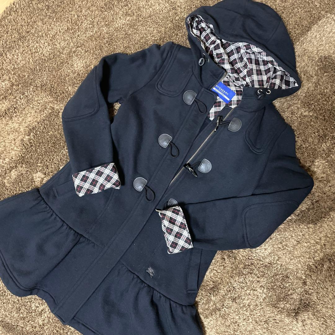 BURBERRY ネイビー ダッフルコート