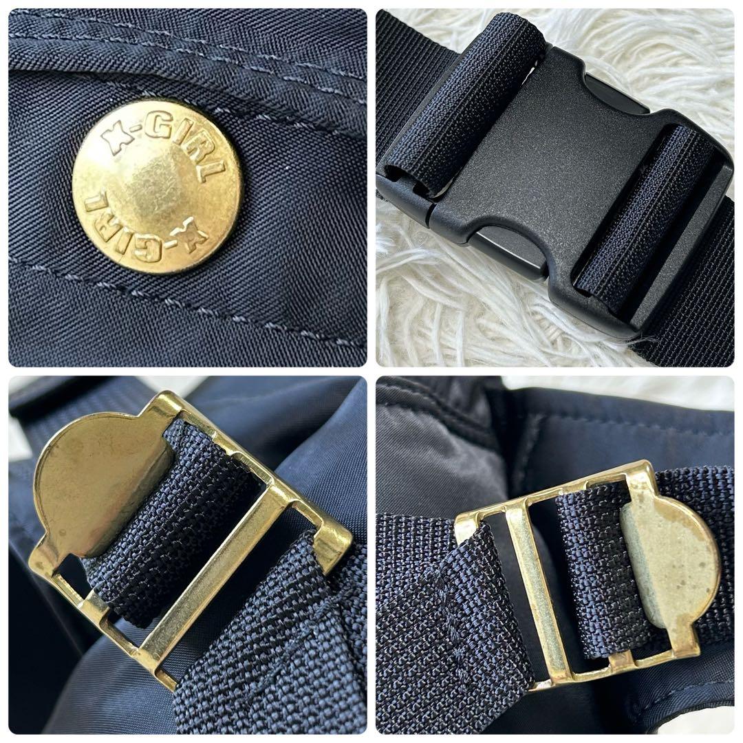 極美品✨PORTER X-girl ウエストバッグ ボディバッグ ナイロン 黒