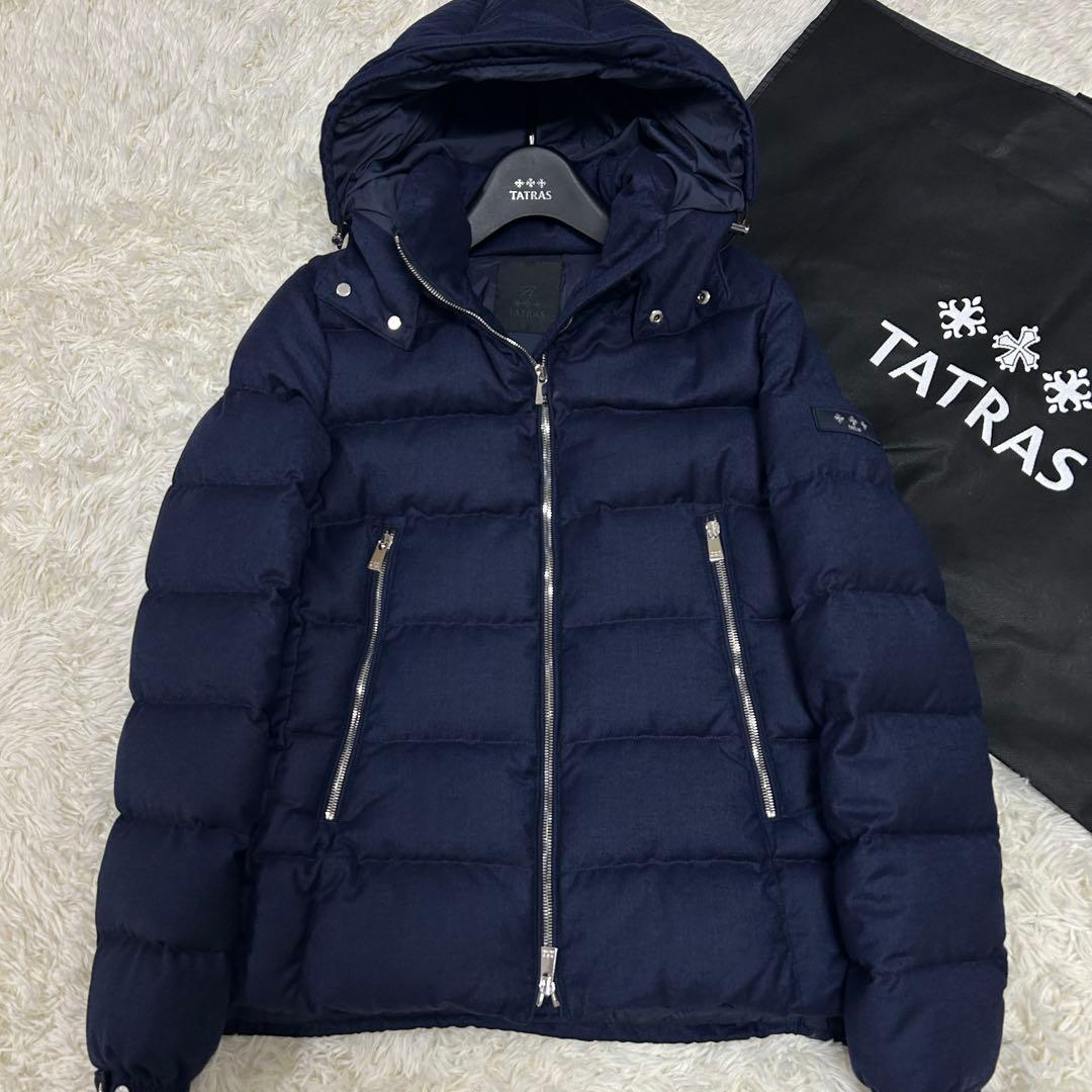 【極美品】タトラス ドミツィアーノ ダウンジャケット 濃紺 ネイビー 02 M