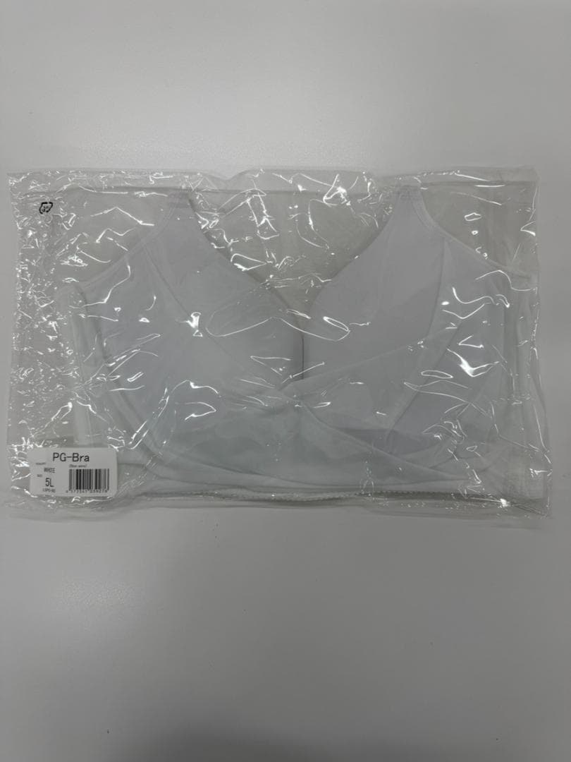 ☺︎M☺︎ PGブラホワイト　ピンク　ノンワイヤー　5L　2枚セット