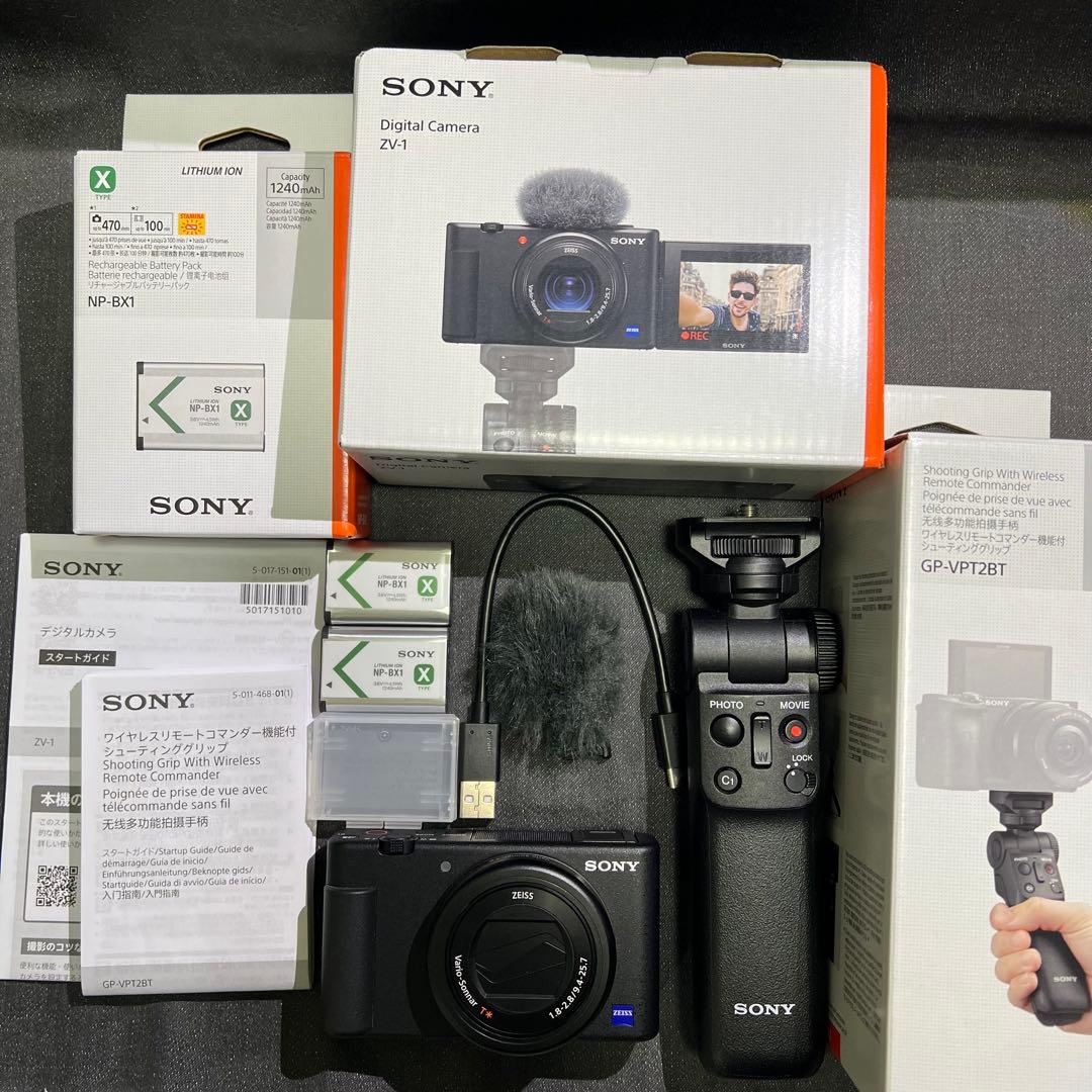 SONY ZV-1G デジタルカメラ グリップ・32GBSDカード付き