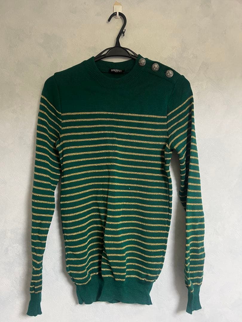 BALMAIN HOMME バルマン・オム　ボーダーニット