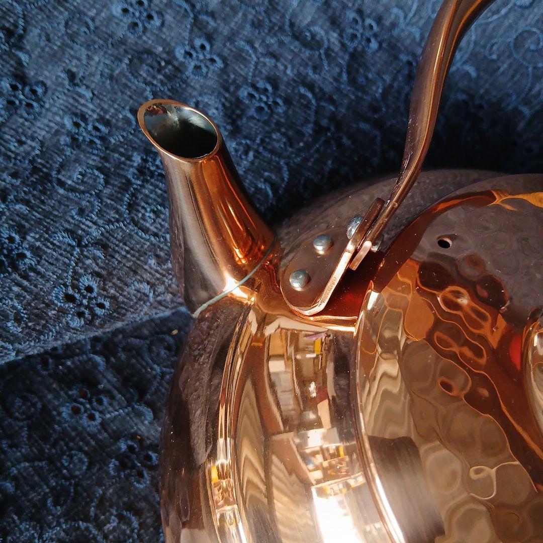 銅製鎚起薬缶 2L