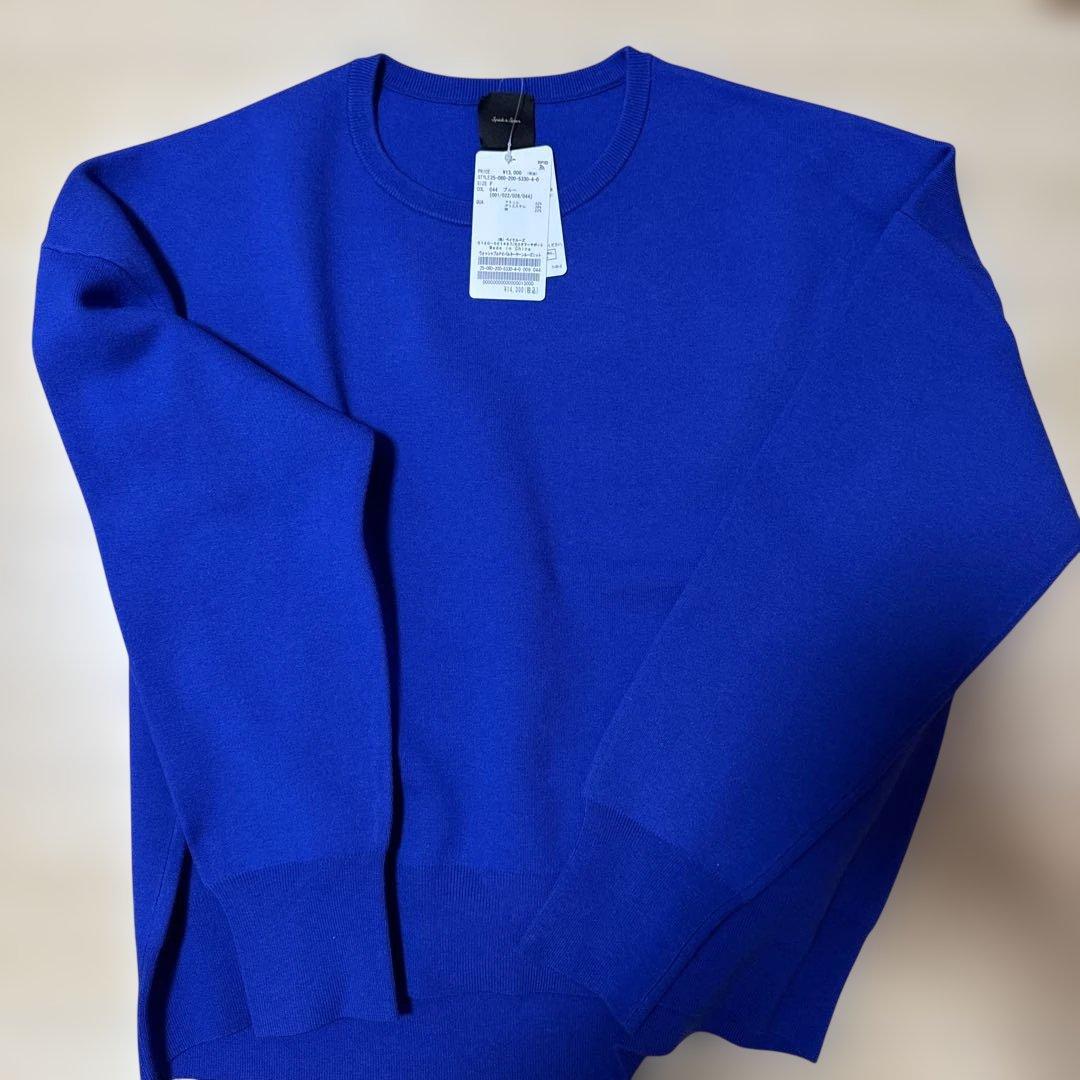 Spick & Span ブルー 長袖ニット Fサイズ
