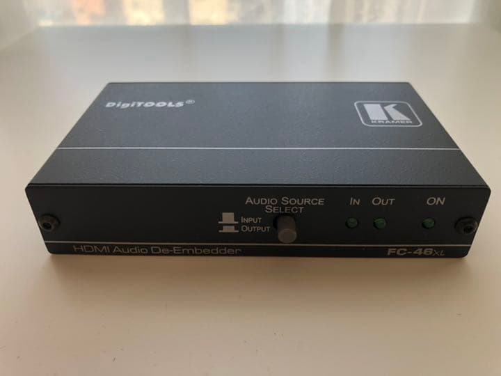 KRAMER クレイマー製　HDMI-音声ディエンベッダー FC-46XL