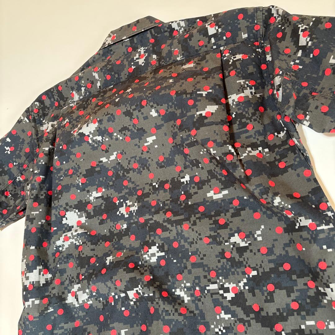 コムデギャルソン　シュプリーム　supreme カモフラシャツ