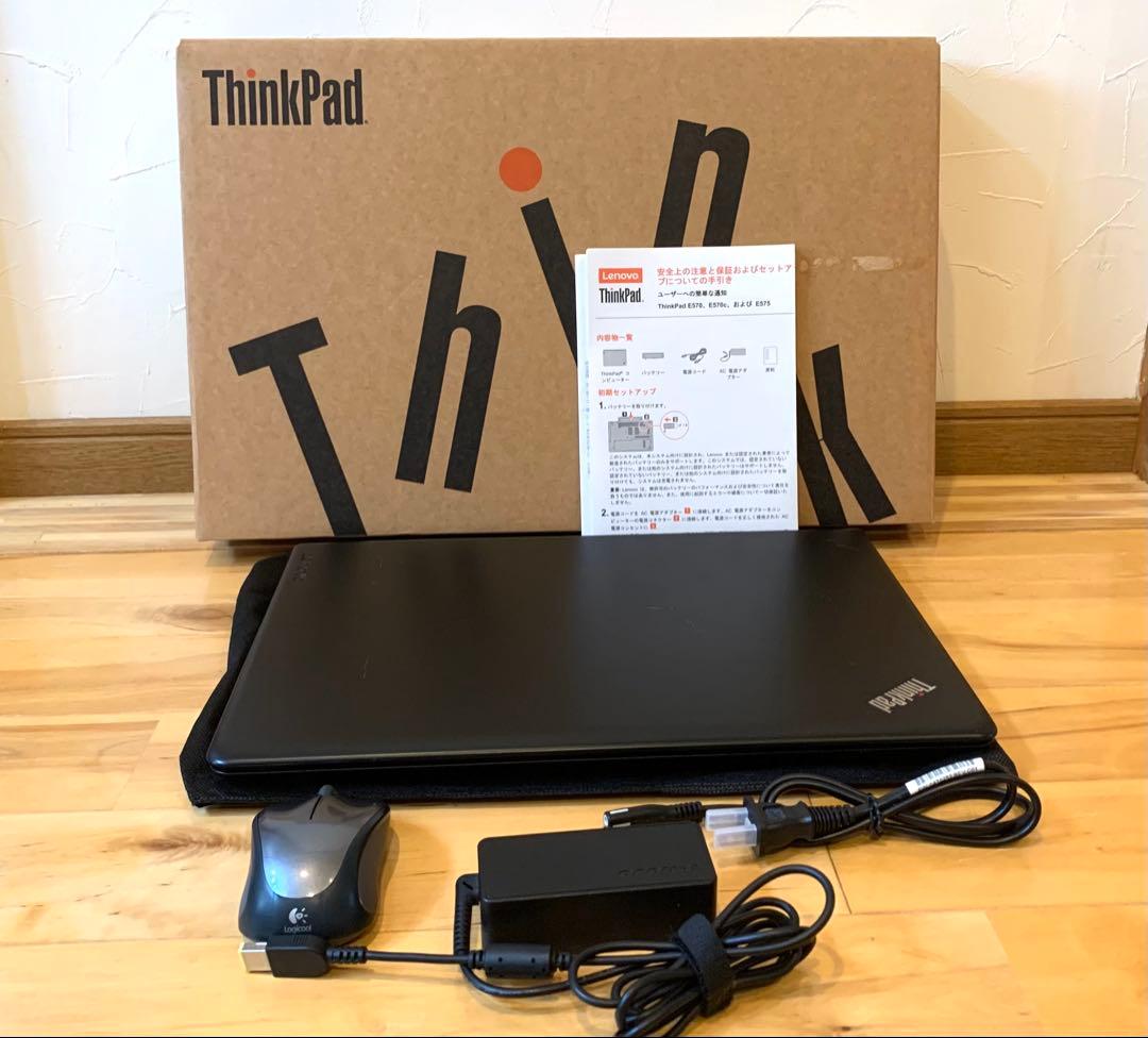 Lenovo ThinkPad E570 ノートPC おまけのマウス付き