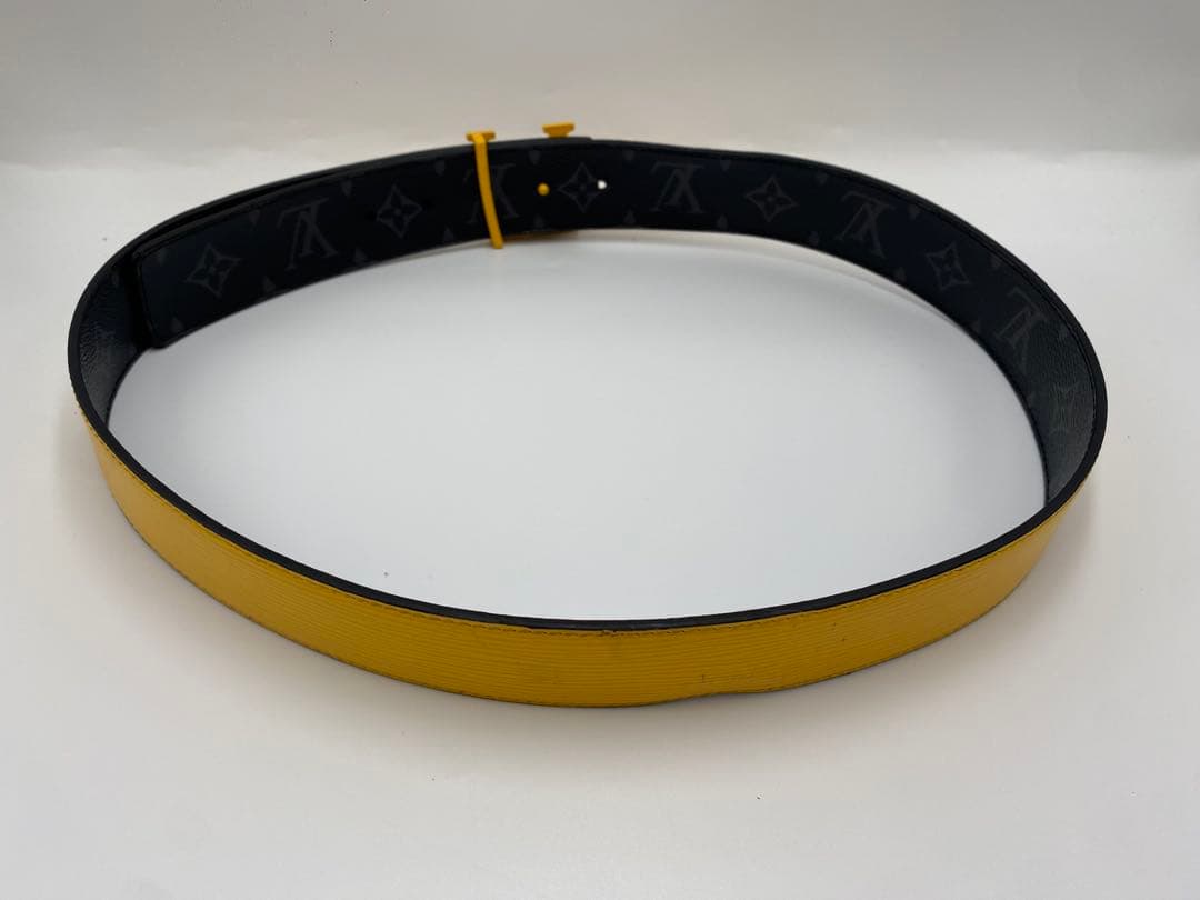 ルイヴィトン サンチュール LV イニシャル リバーシブル ベルト モノグラム