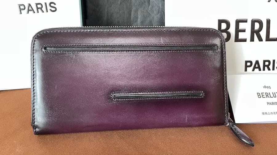希少！Berluti ベルルッティ ITAUBA NEO 長財布 阪急百貨店購入