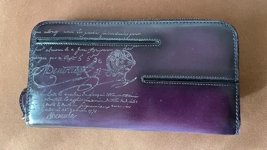 希少！Berluti ベルルッティ ITAUBA NEO 長財布 阪急百貨店購入