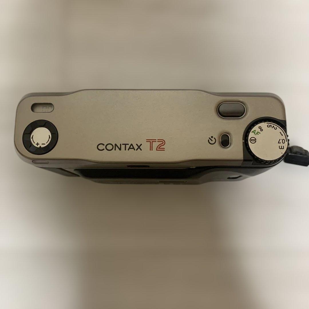 CONTAX T2 シルバー コンパクトフィルムカメラ