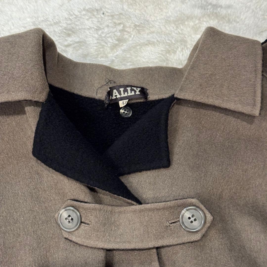 BALLY バリー　カシミヤコレクション　フード付きコート　サイズ42