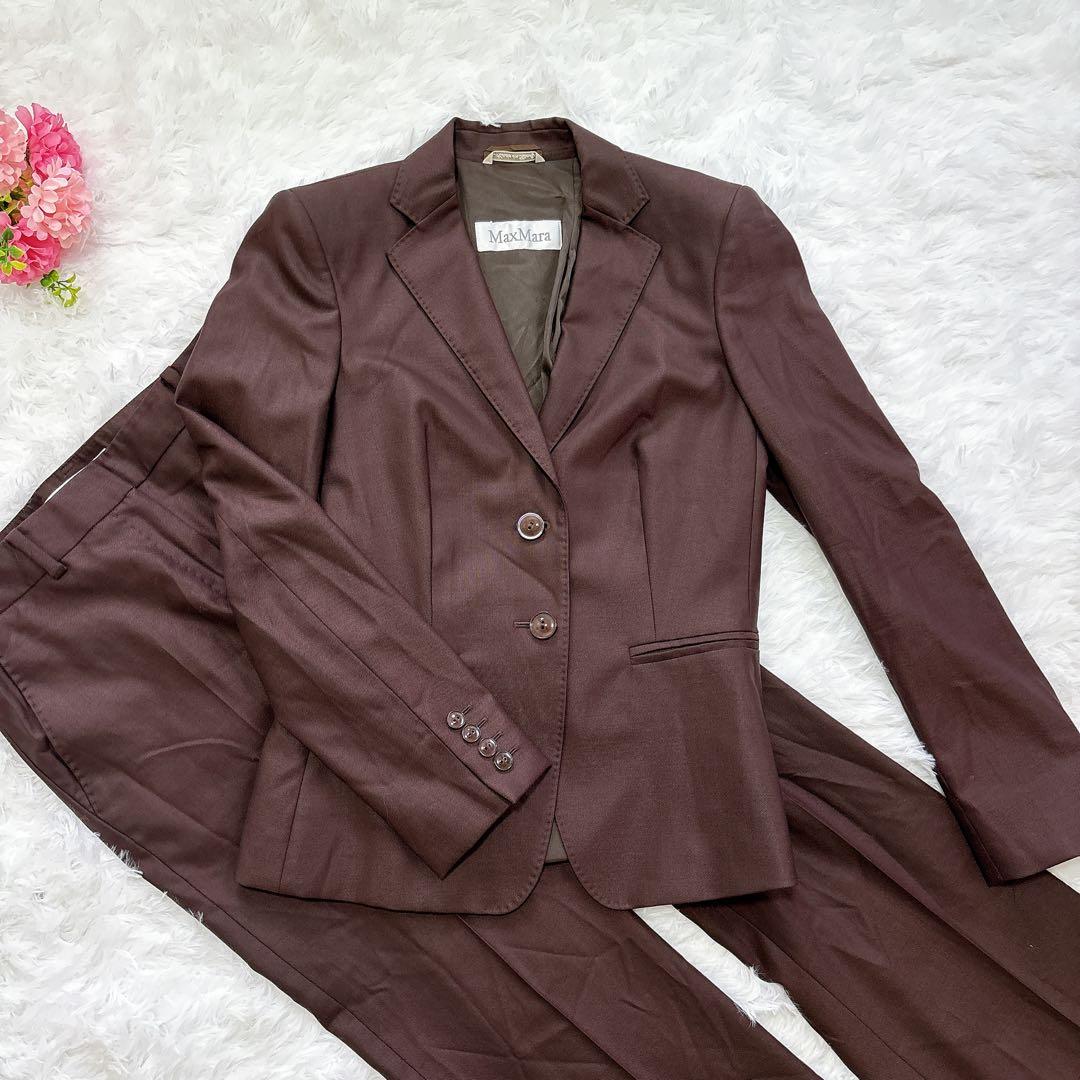 マックマーラ　白タグ　スーツ　セットアップ　パンツ　ジャケット