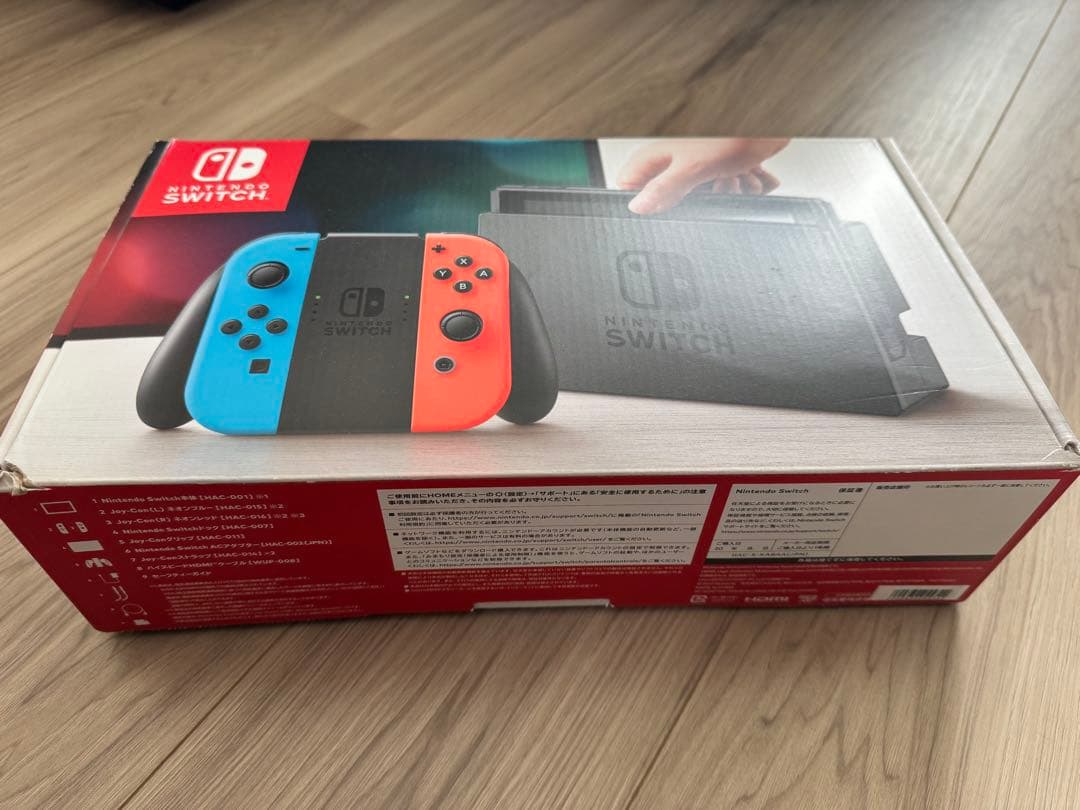Nintendo Switch HAC-001 青/赤 セット箱あり