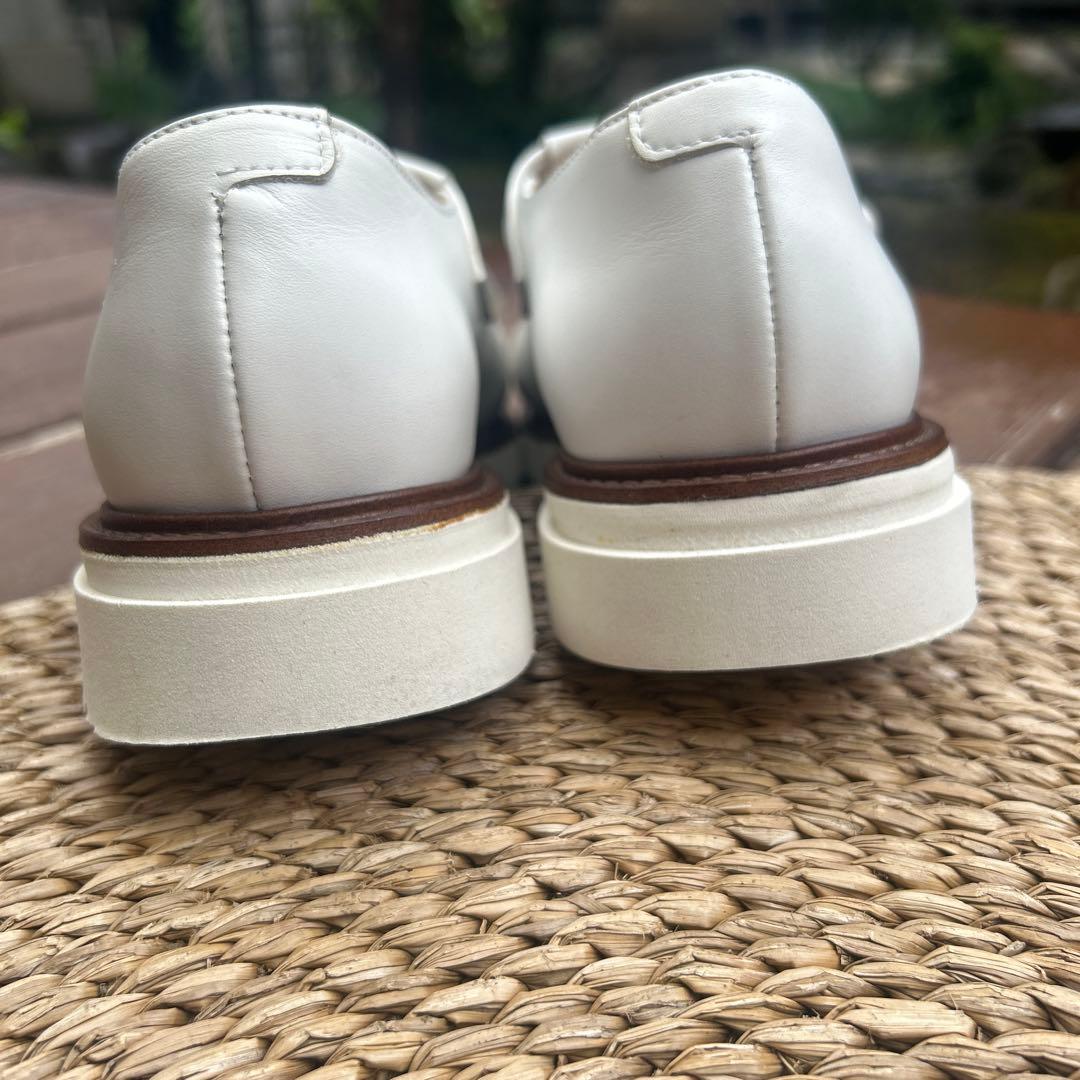 Luca Grossi キルトデザインストラップシューズ