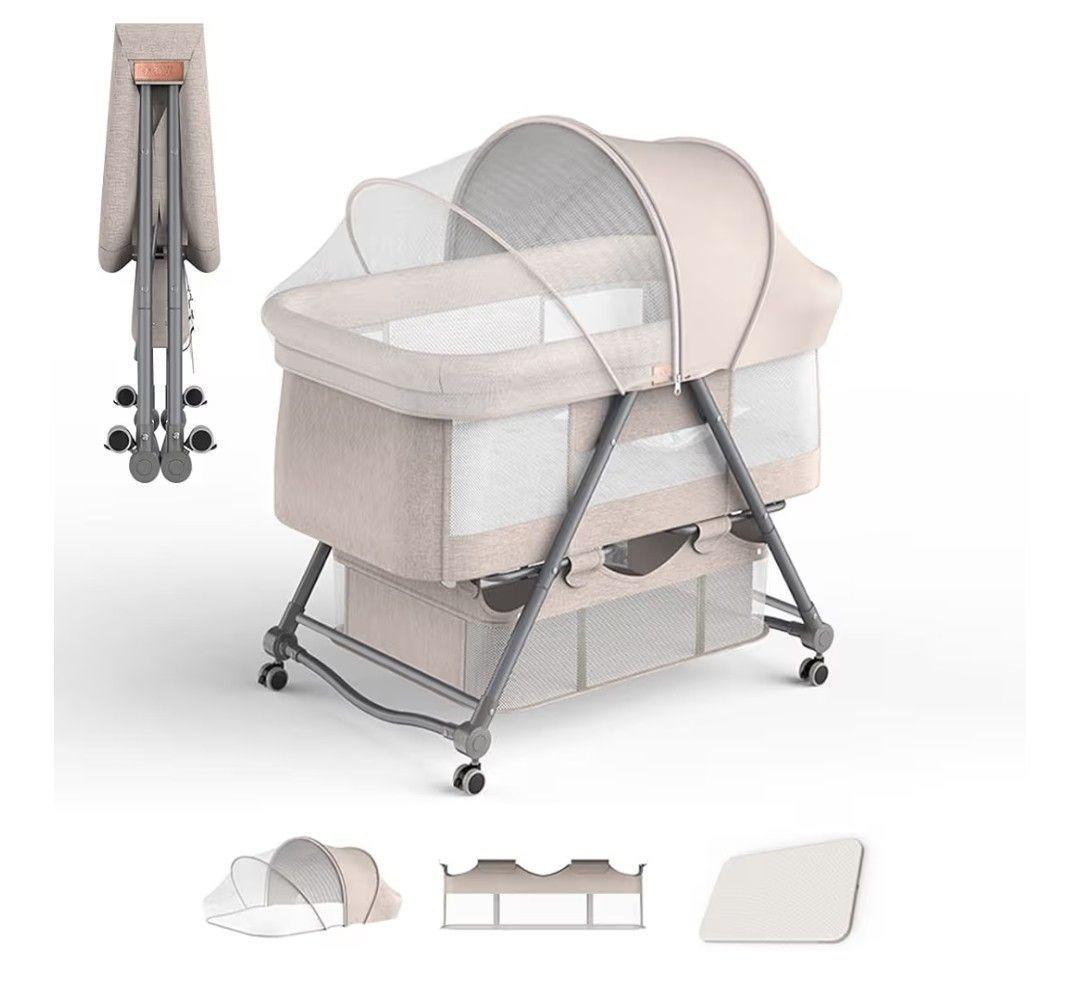 ZOOBLY ベビーベット 折りたたみ式