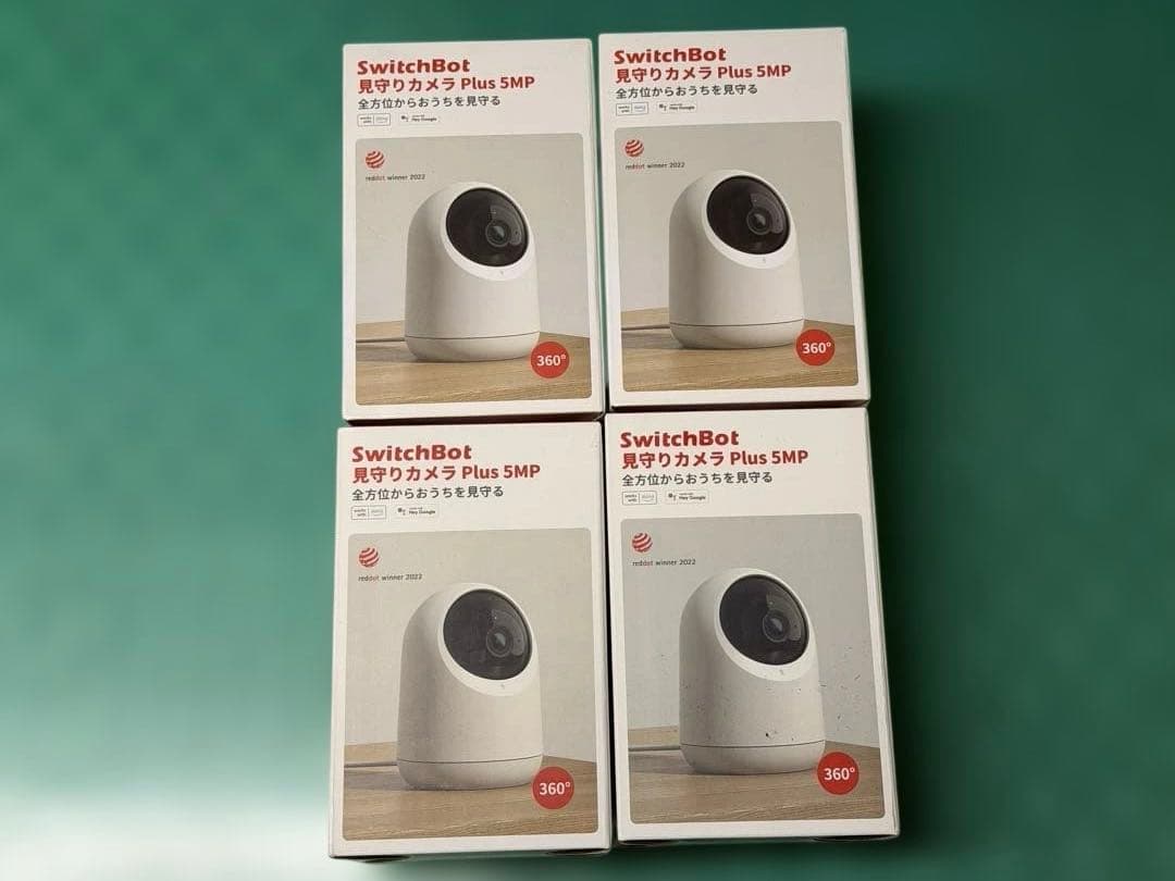 SwitchBot 見守りカメラ Plus 5MP 新品未使用品 4個セット