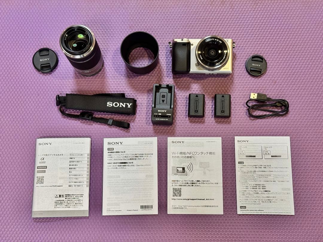 SONY α6000 ミラーレスカメラ　ダブルズームレンズキット