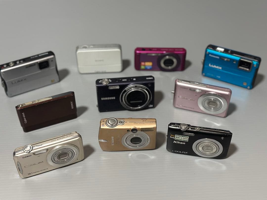 10台 デジカメラ まとめ【動作未確認ジャンク扱】③
