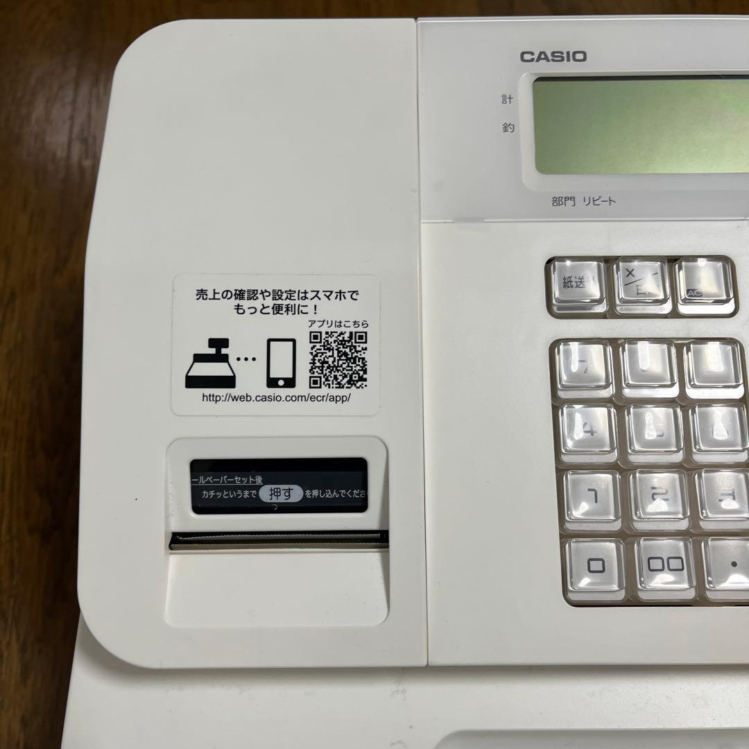 カシオ 電子レジスター SR-G3 取扱説明書・鍵付き（動作確認済）