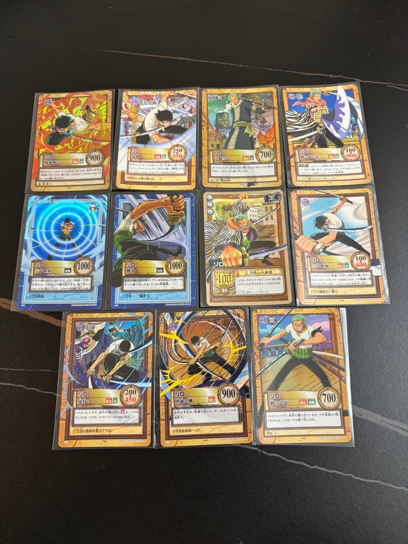 絶版　ワンピースカード　カードダス　トレーディングカード ゾロセット