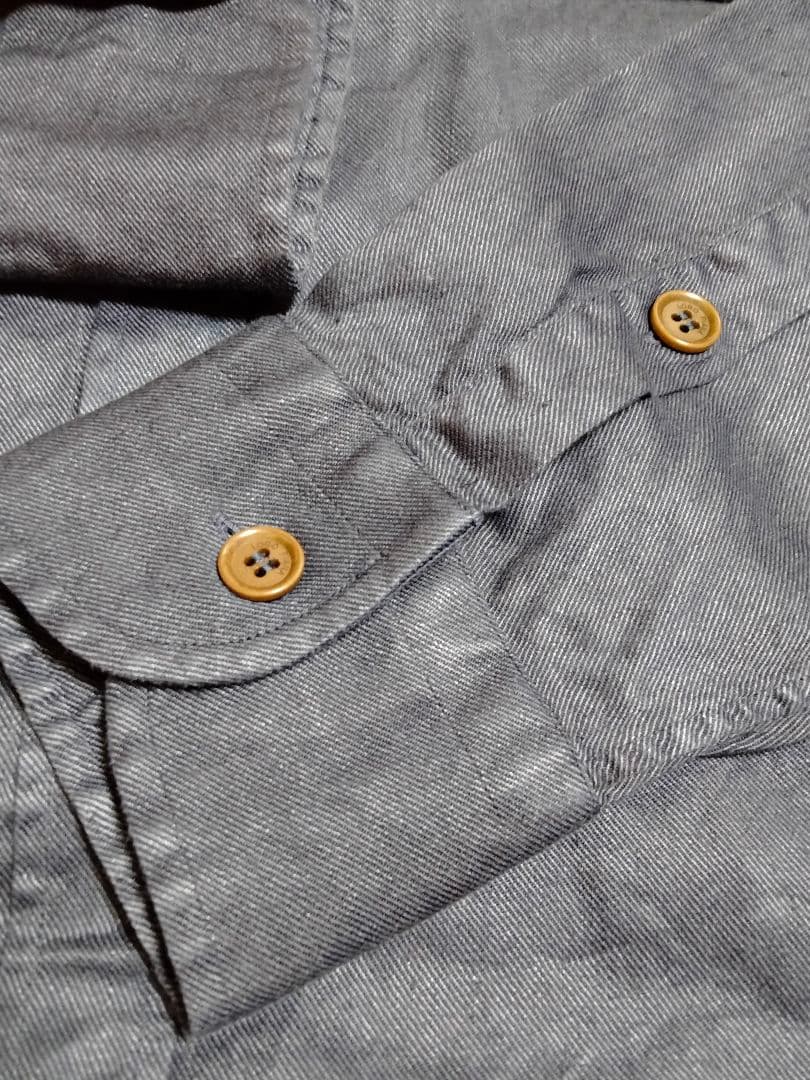 ロロピアーナRobert Shirt ‐ トラッドシャツ ネイビー M