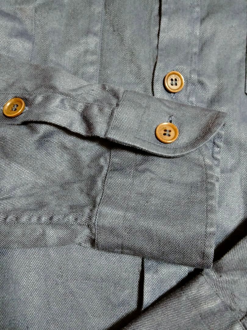 ロロピアーナRobert Shirt ‐ トラッドシャツ ネイビー M