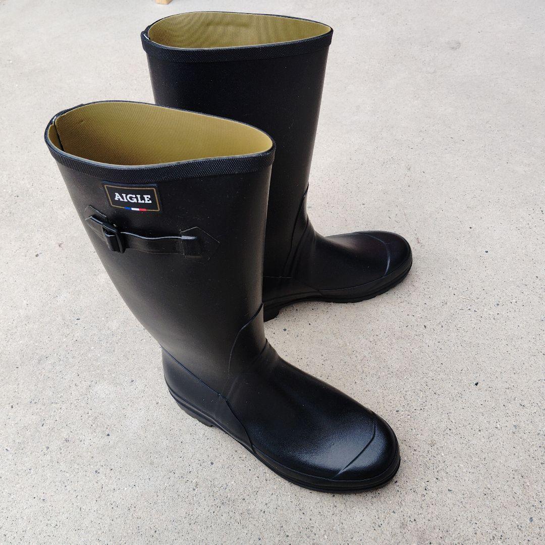 エーグル ラバーロングレインブーツ