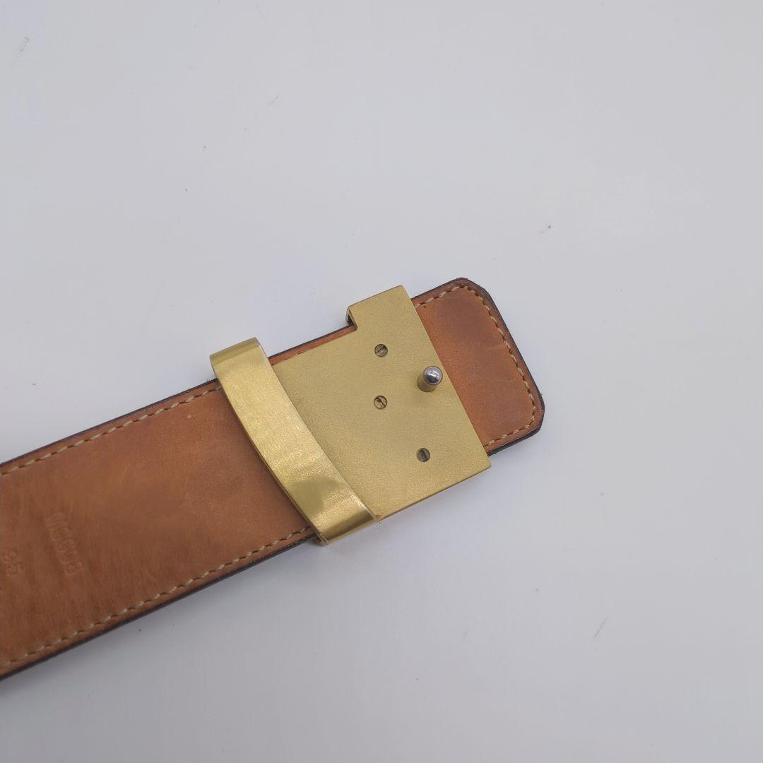 【人気モデル】ルイヴィトン☆ベルト モノグラム LVロゴ バックル ゴールド金具