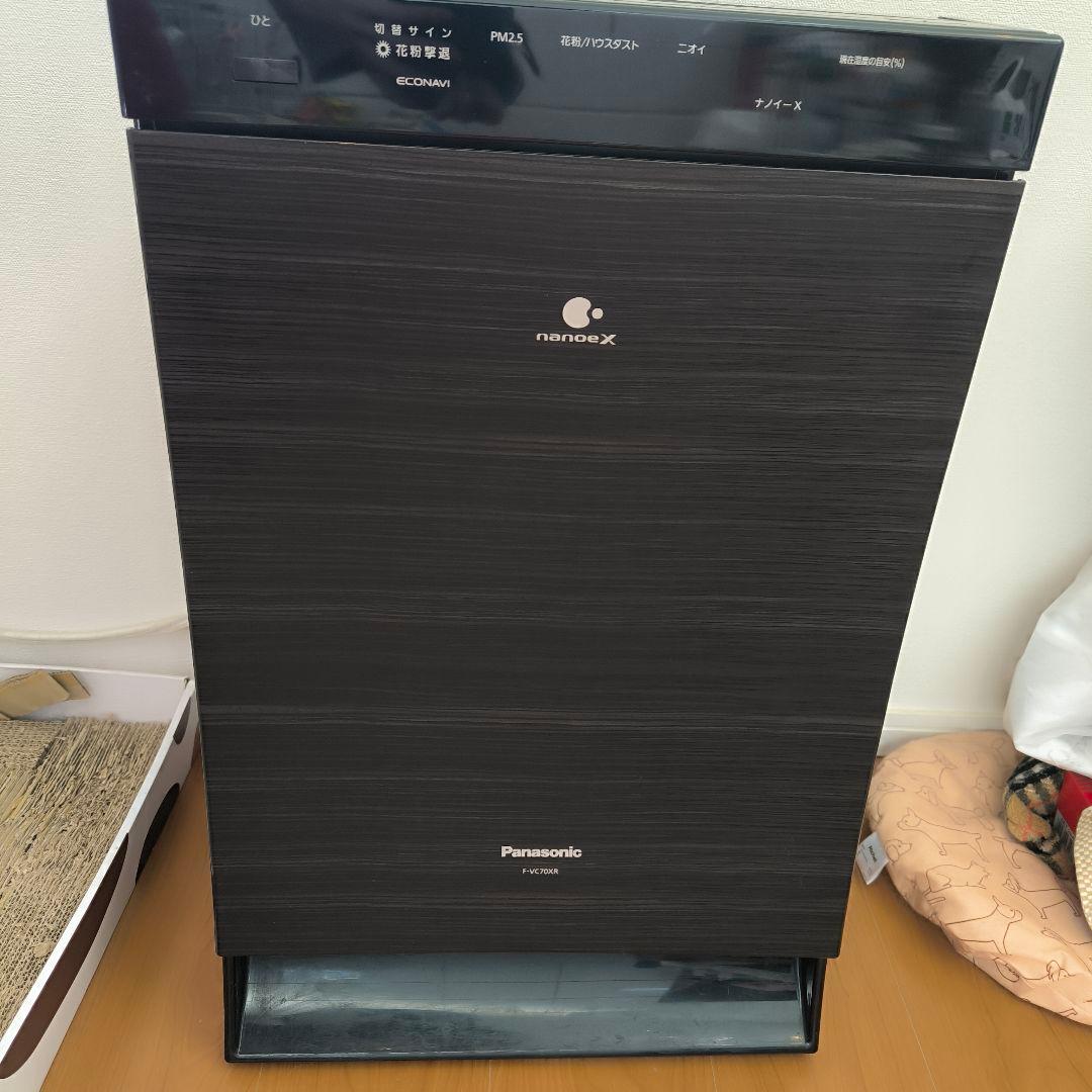 パナソニック 加湿空気清浄機 F-VC70XR-TM(木目調)