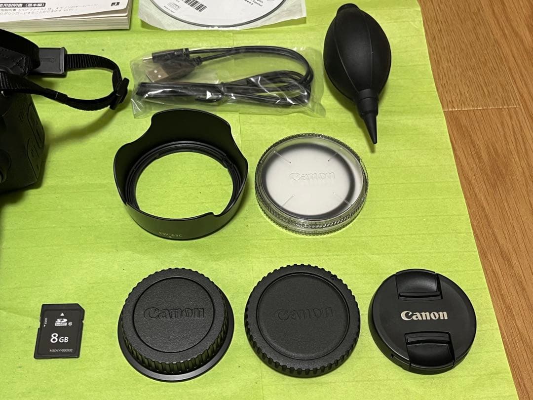 【美品】CANON キャノン EOS Kiss X8iレンズキット フルセット