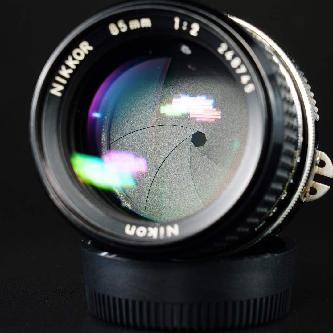 【極美品】動作◎ ニコン Ai Nikkor 85mm F2 745