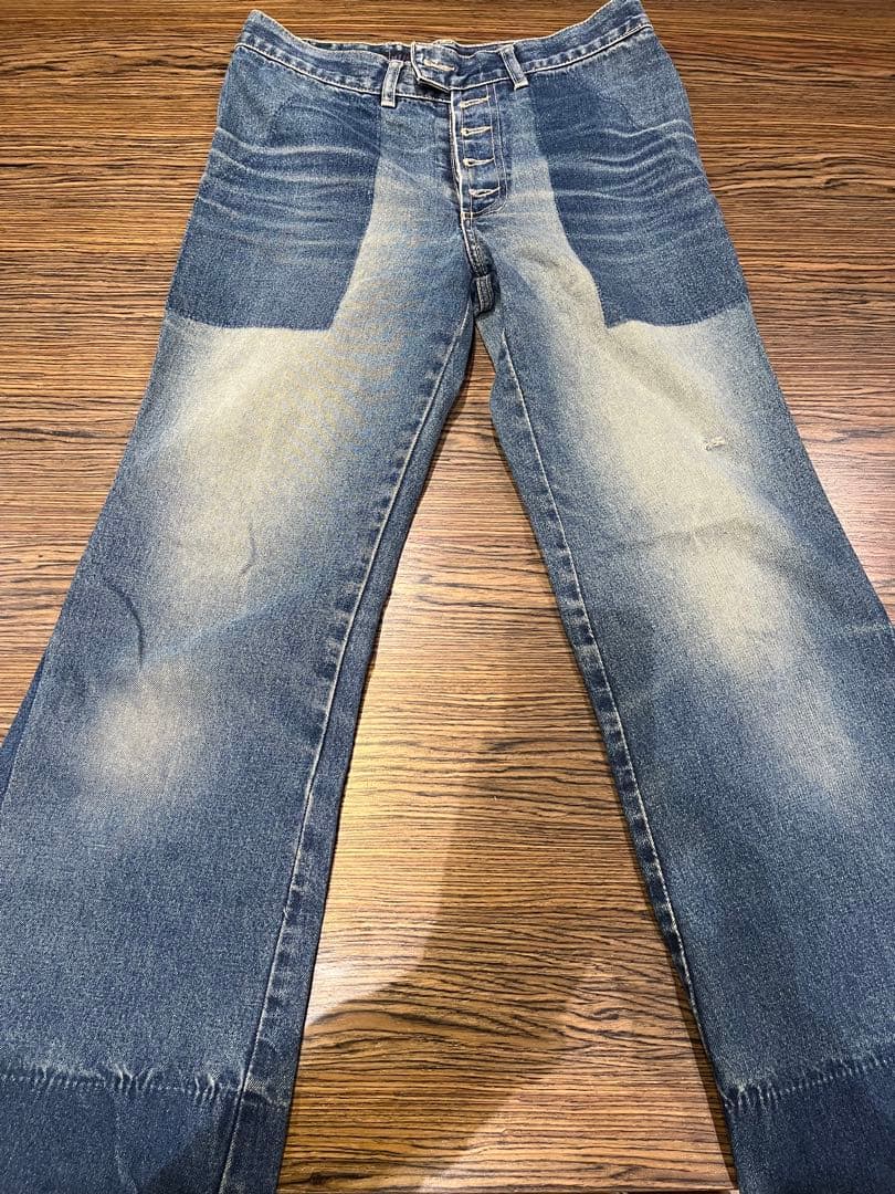 s*a様 Jean Paul Gaultier M デニム フレアシェイプ　アー