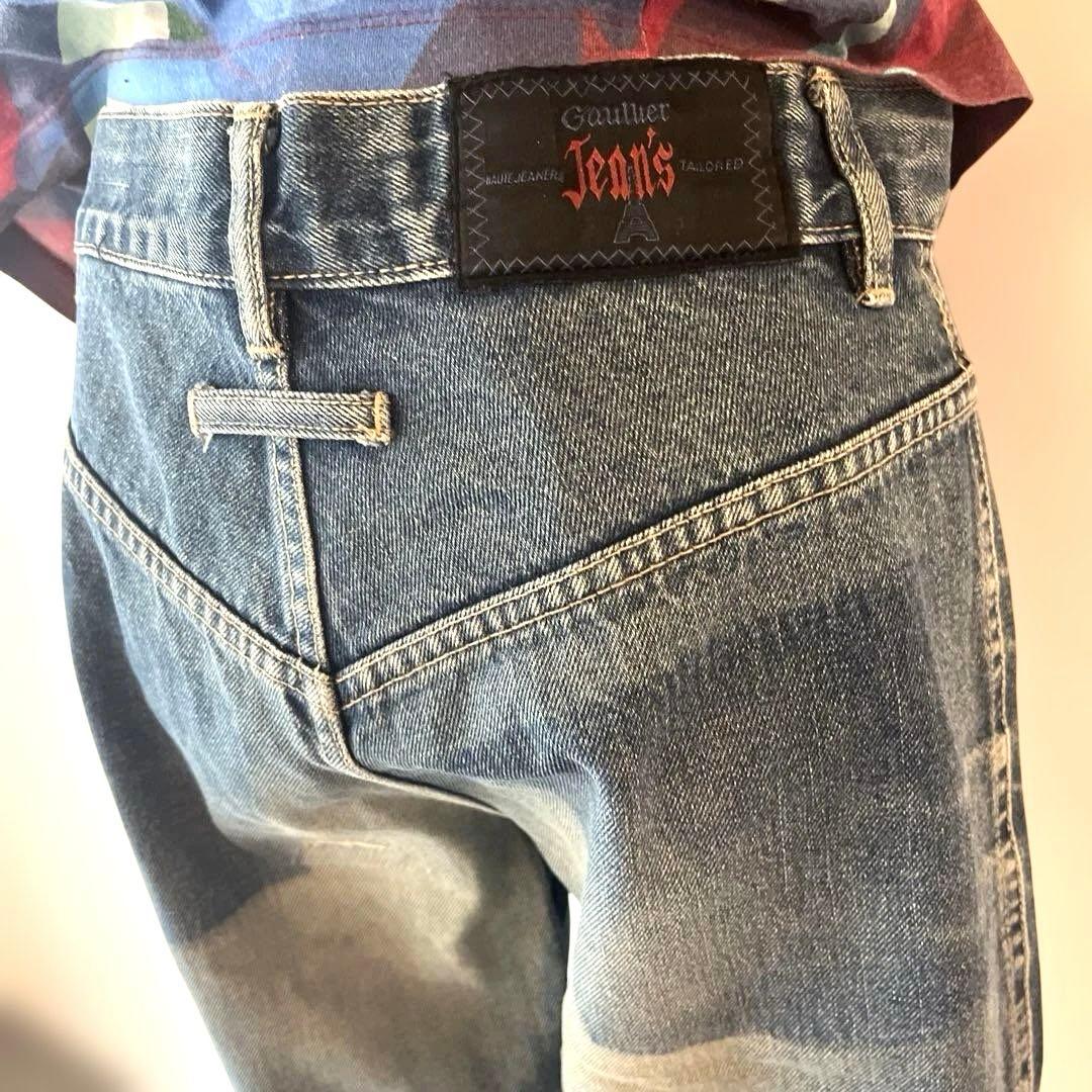 s*a様 Jean Paul Gaultier M デニム フレアシェイプ　アー