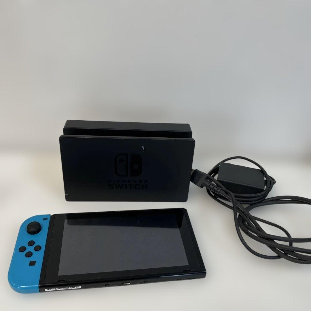 【訳あり】Nintendo Switch 青/黒 ドック付き