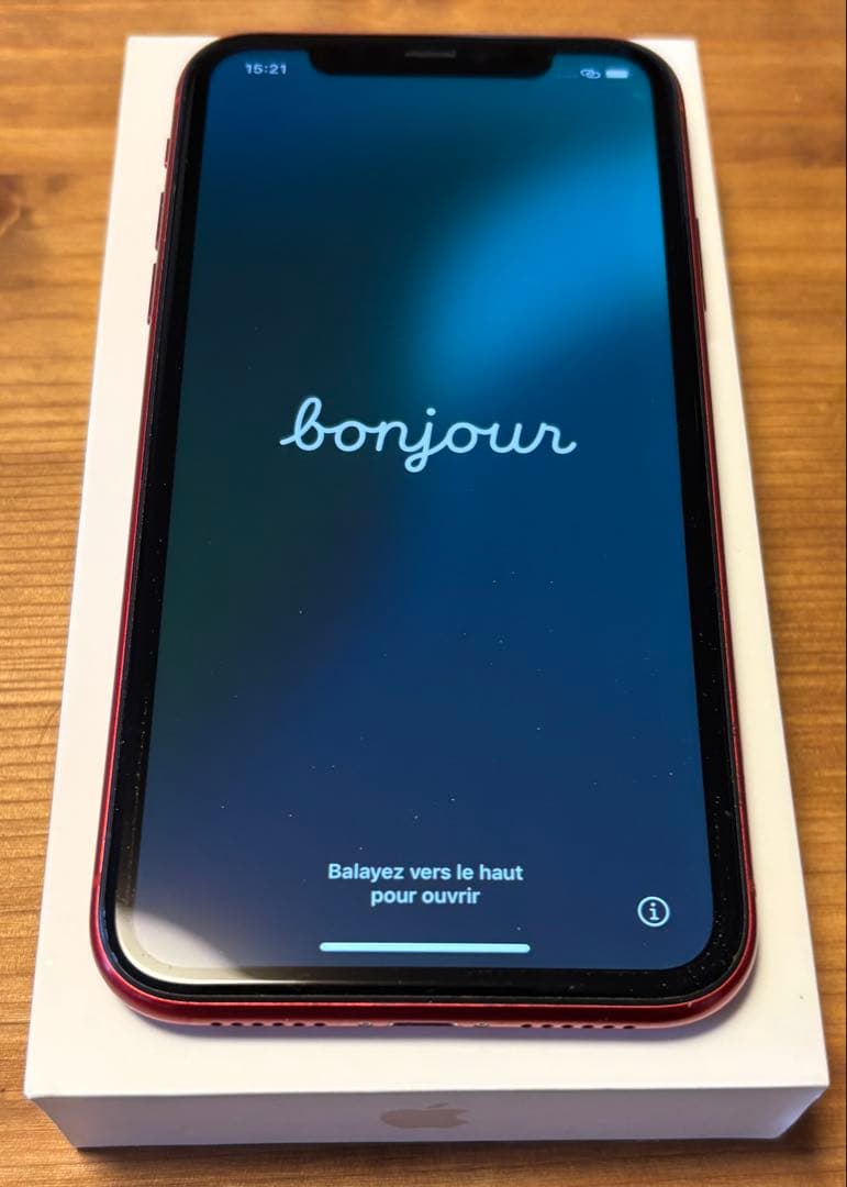 訳あり iPhone11 64g SIMフリー RED バッテリー82%