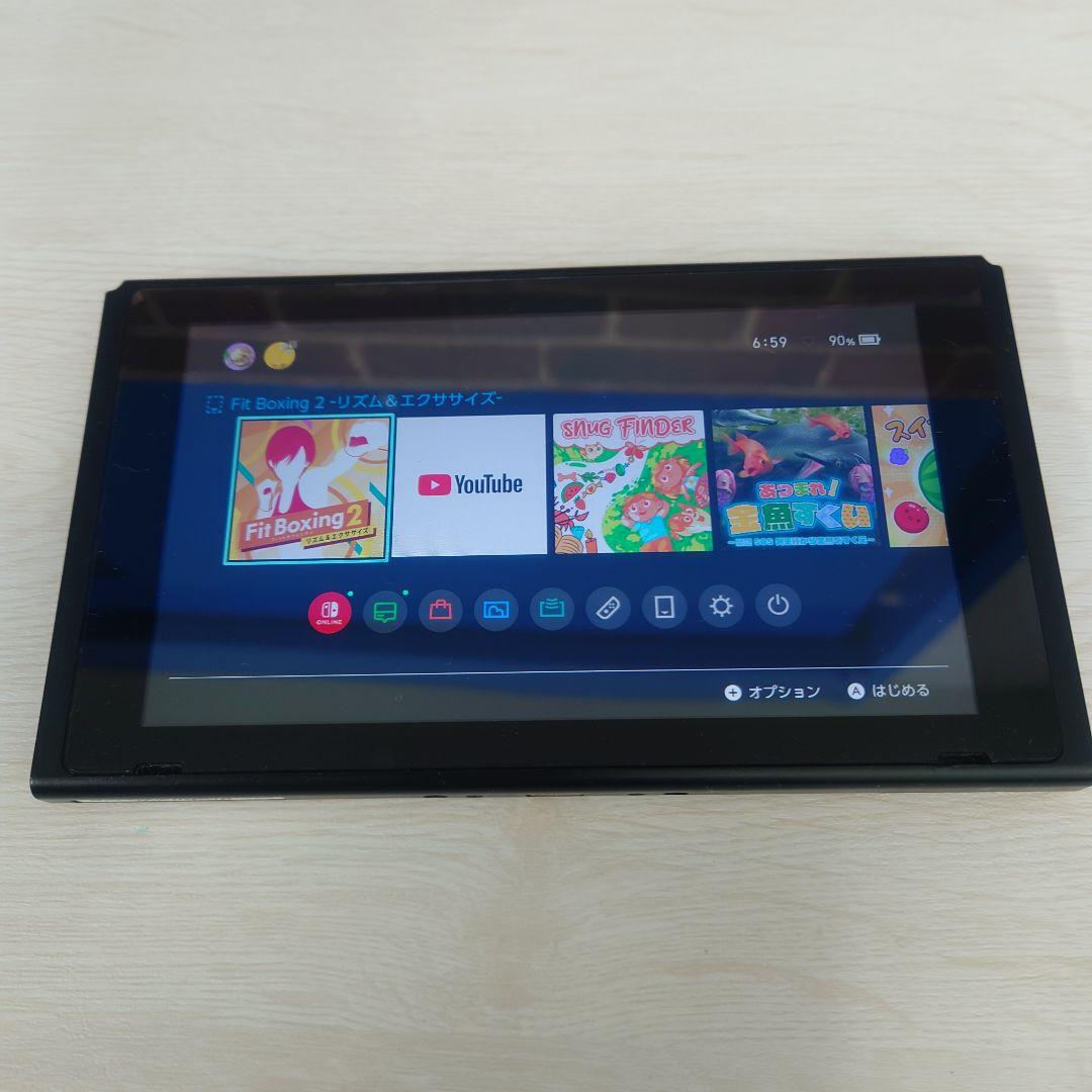 【美品】ニンテンドースイッチ 本体 バッテリー強化版