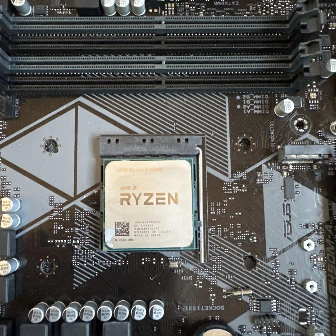 AMD Ryzen 5 5600G+ASUS PRIME B450-A 中古