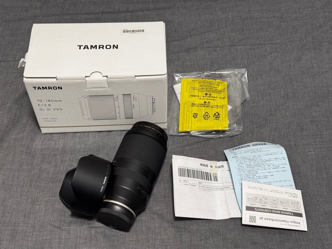 レンズ(ズーム) TAMRON 70-180mm F2.8 Di III VXD G A056