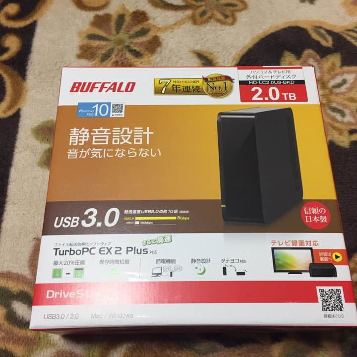 BUFFALO 外付け録画機 2TB