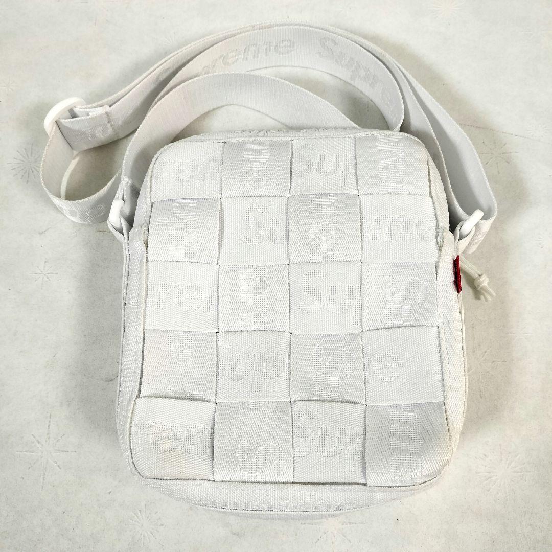 Supreme Woven Shoulder Bag White　シュプリーム