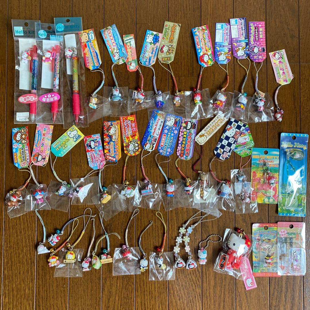 ご当地キティ　ストラップ　43点まとめ売り