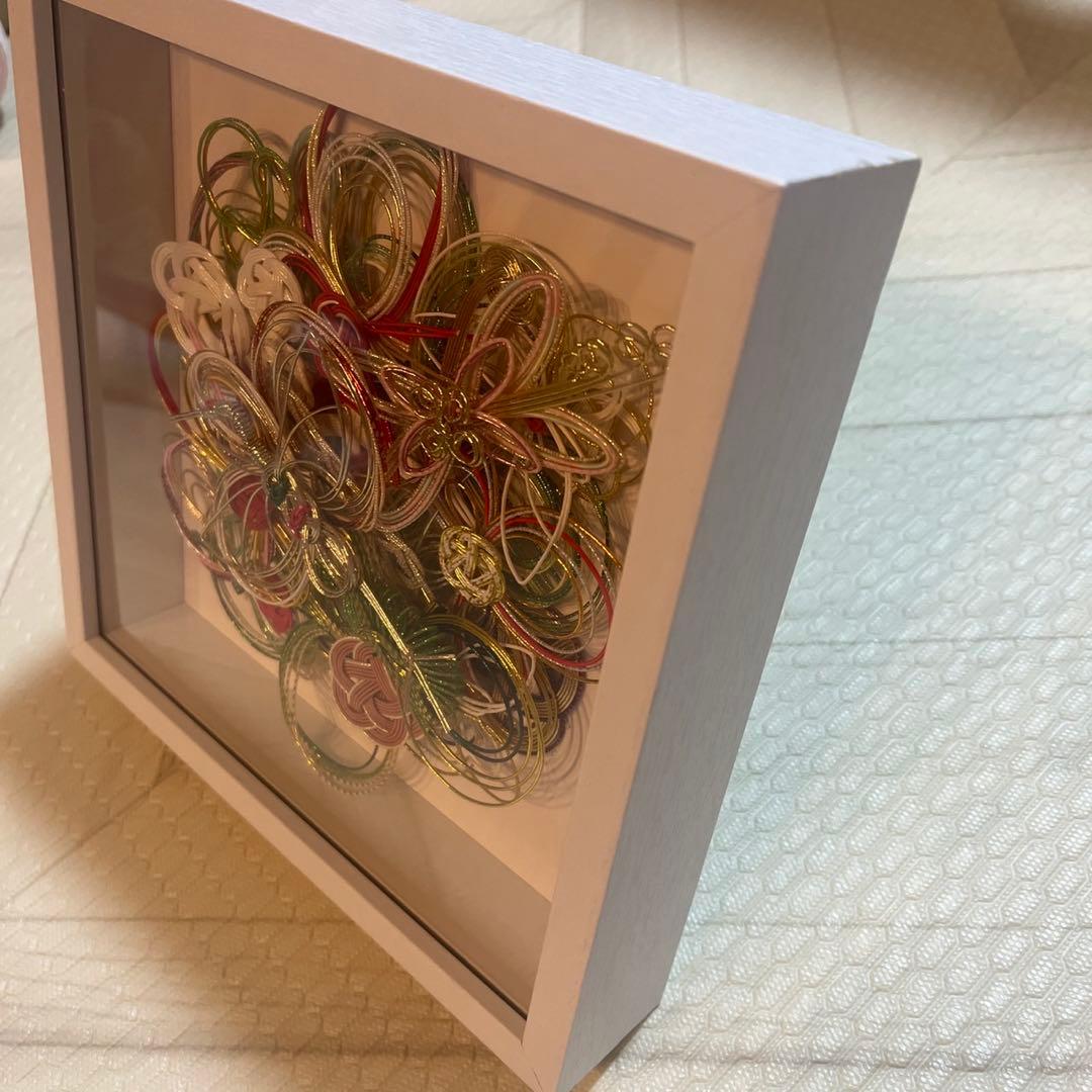 水引アート　水引アレンジ　ご祝儀袋　結婚証明書　オーダーメイド　卒花　ブライダル