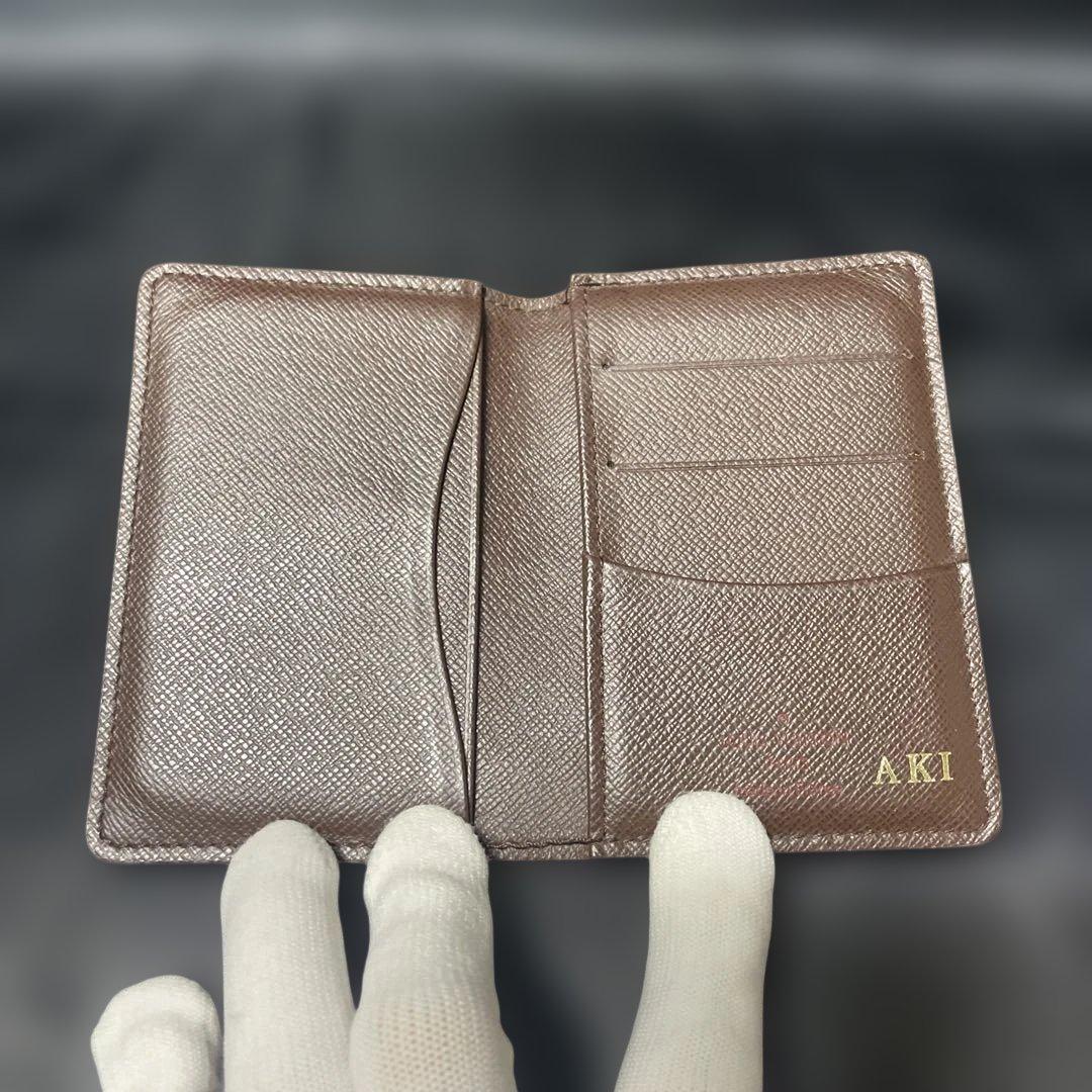 LOUISVUITTON ルイ・ヴィトン　ダミエ・エベヌ　名刺入れ カードケース