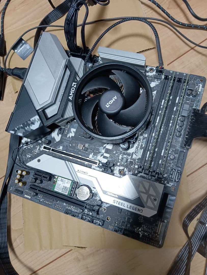 動作確認済み AMD Ryzen 7 3700X CPU マザーボード　電源付き