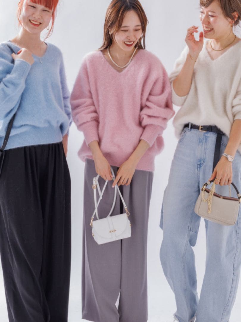 Rouge vif la cle FOX カシミア ニット