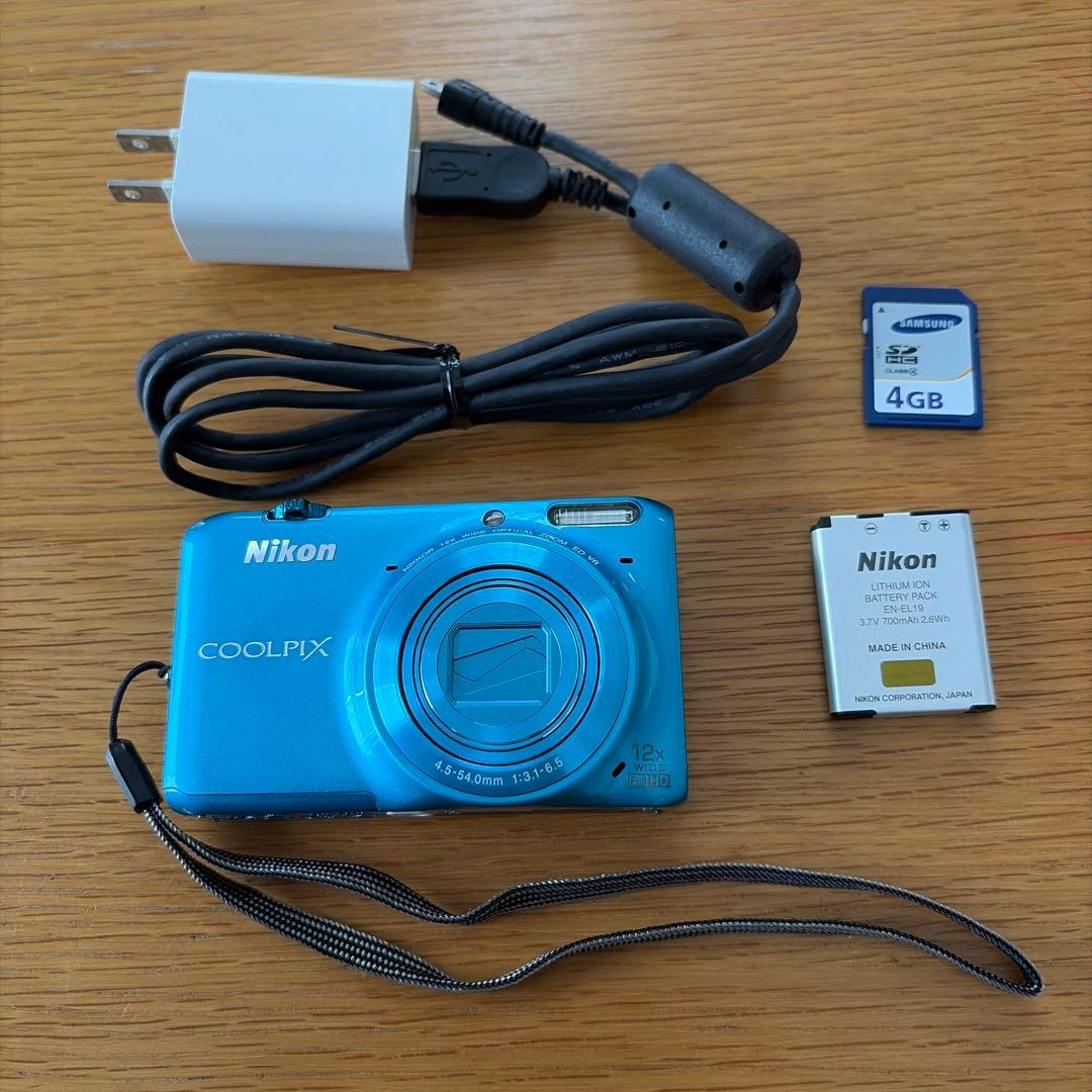 Nikon COOLPIX S6500 ブルー Wi-Fi対応