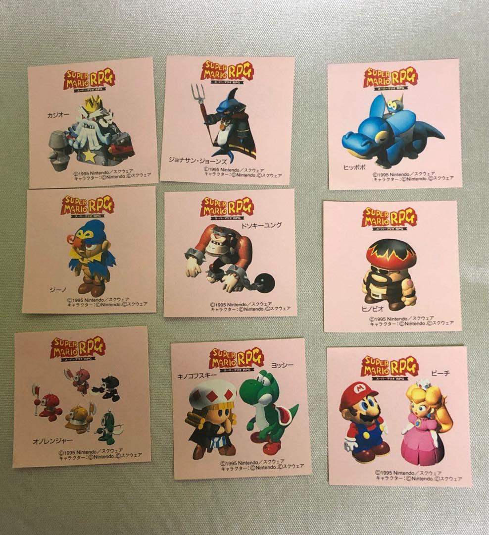 スーパーマリオRPG キャラクターカード 9枚セット