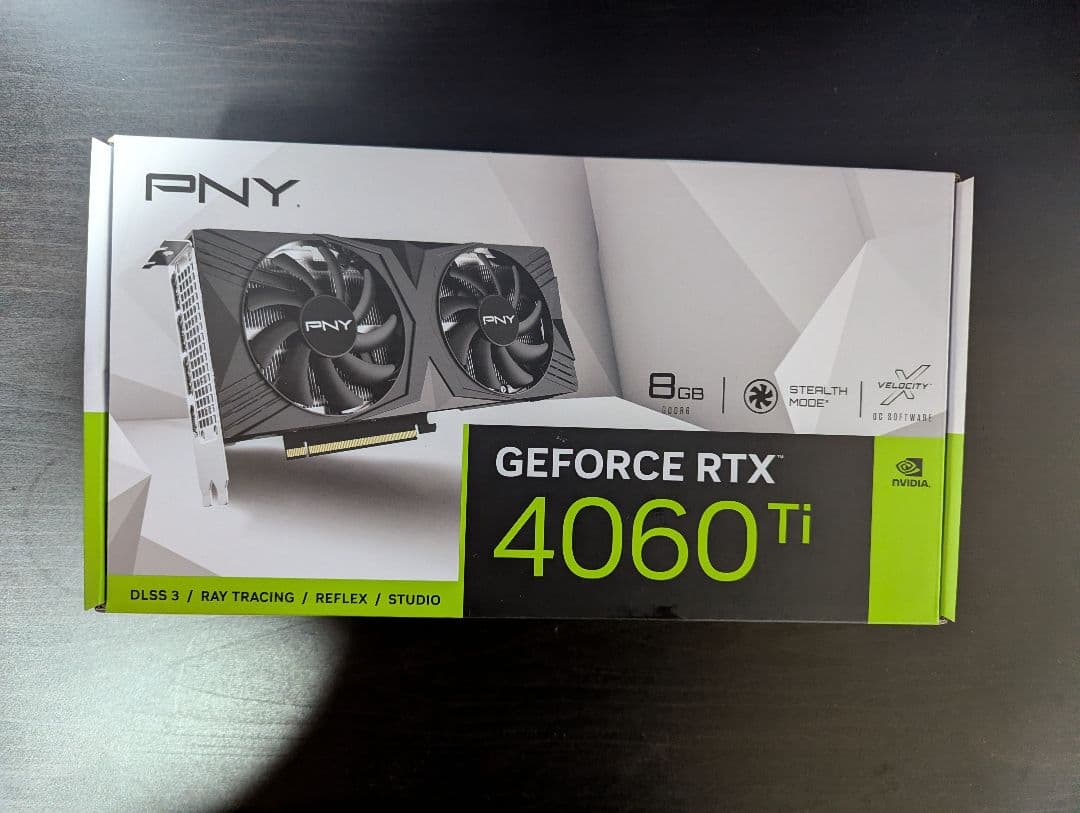 PNY GeForce RTX 4060 Ti 8GB　(未開封品）